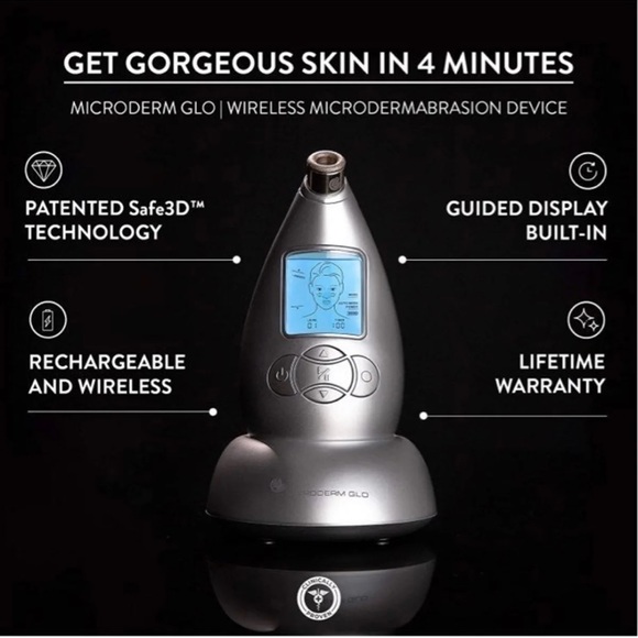 NEW IN BOX !! Microderm GLO Skincare Diamond Microdermabrasion - Picture 4 of 6